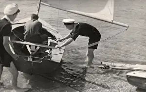 Sea Scouts helping at the 1948 Olympics