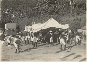 Sea Scouts preparing for an activity, Gibraltar
