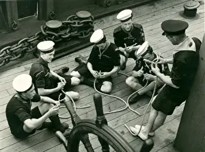 Splicing Prints: Sea Scouts receiving training on RSS Discovery
