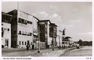 Zanzibar Prints: Sea front view, Zanzibar, Tanzania