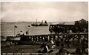 Sea Front & Wyre Estuary, Fleetwood, Lancashire