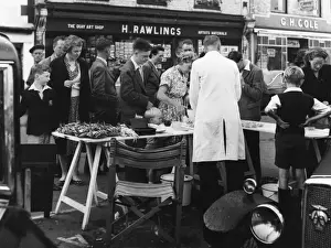 Crabs Prints: Seafood Stall 1950S