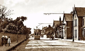 Crosby Collection: Seaforth Crosby Road tram early 1900s