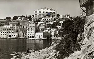 Majorca Collection: Seafront hotels in Palma de Majorca, Majorca, Spain