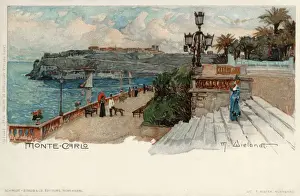 Manuel Prints: Seafront - Monte-Carlo, France
