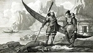 Greenland Prints: Seal Hunters in Greenland