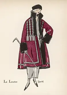 Russet Prints: Sealskin Coat 1922