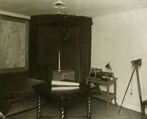 Trumpet Collection: Seance room at the National Laboratory of Psychical Research