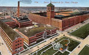 Chicago Prints: Sears Roebuck & Co plant, Chicago, Illinois, USA