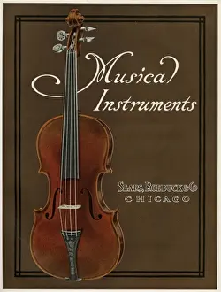 Sears Prints: Sears Roebuck Violin