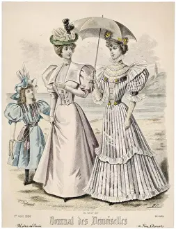 Collars Prints: Seaside Costumes 1896