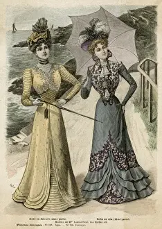 Toque Prints: Seaside Frocks for 1899