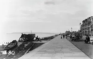 Lampposts Prints: Seaside Promenade in Historical Context