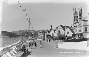 Teignmouth Prints: Seaside Promenade in Teignmouth