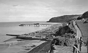 Seaside resort with pier and jetty