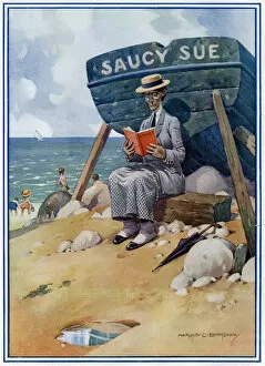 Seaside scene, Saucy Sue