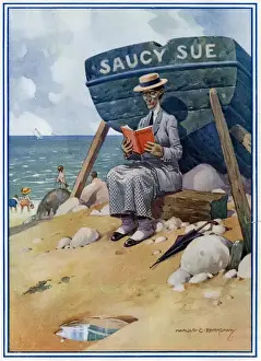 Props Prints: Seaside scene, Saucy Sue