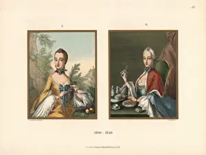 Decollete Prints: Seasonal fashions from the early 18th century