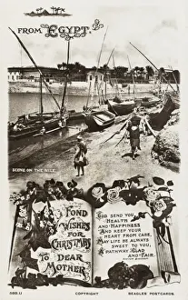 Seasonal Greetings card (Christmas) from Egypt