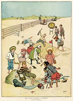 Seasons Prints: The Four Seasons, Summer by John Hassall