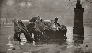 Londons Prints: Seat of the Sorrowful - the Homeless in London