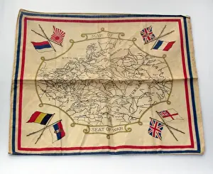 Sector Prints: Seat of War Shows the European sector of the War