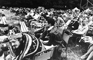 Woburn Prints: Seated Hippies 1967