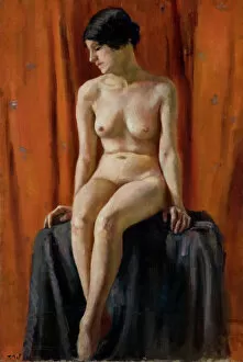 Images Dated 10th September 2010: Seated Nude