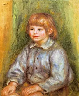 Renoir Prints: Seated Portrait of Claude Renoir