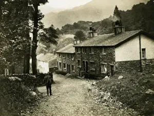 Seathwaite village, Borrowdale, Cumbria, England