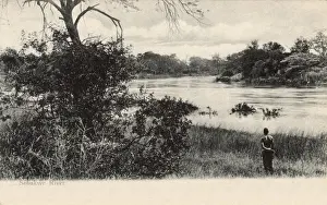 Rhodesia Prints: Sebakwe River, Southern Rhodesia (Zimbabwe)