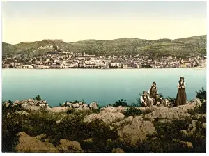 Dalmatia Prints: Sebenico, from the island, Dalmatia, Austro-Hungary