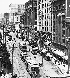 Second Avenue Seattle USA possibly 1920s