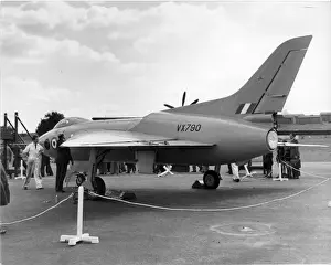The second Avro 707B VX790 at the Farnborough Air Show