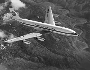 Markings Prints: The second Boeing 707-121 N707PA in Pan American markings