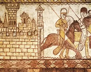 Templar Prints: Second Crusade (1147-1149). Battle in Syria