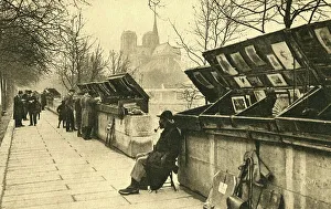 Quai Prints: Second-hand Booksellers, on the Quai de la Tournelle