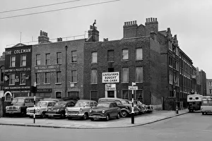 Coleman Prints: Second hand car lot, South London
