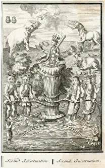 Second incarnation of the Hindu god Vishnu