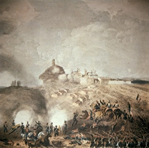 Lithography Collection: Second Italian War of Independence. Battle of
