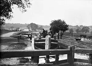 Lock Collection: At the Second Locks on the Lagan, Belfast