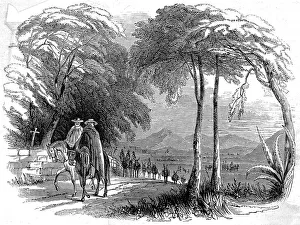 Images Dated 9th November 2004: The Second Mexican indemnity on its way to Vera Cruz, 1846