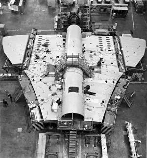 Concorde Prints: The second production Concorde taking shape at Filton