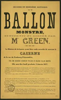 Seconde et derniere ascension du ballon Monstre, construit e