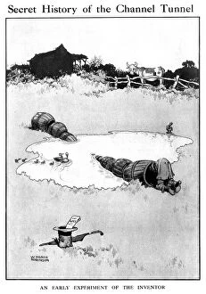 Ponds Collection: Secret History of the Channel Tunnel by Heath Robinson