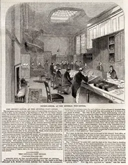 The Secret Office at the General Post Office, 1844