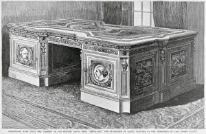 Timbers Prints: Secretaire made from the timbers of the British Arctic ship