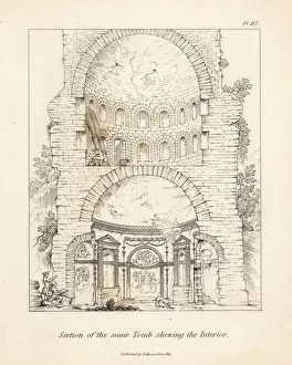 Altars Gallery: Section of an ancient tomb near San Vito showing