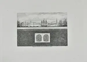 Idea Prints: Section - Construction of the Thames Tunnel in progress