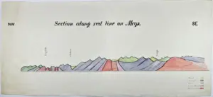Strata Prints: Section of the country east of Lake Baikal, Siberia